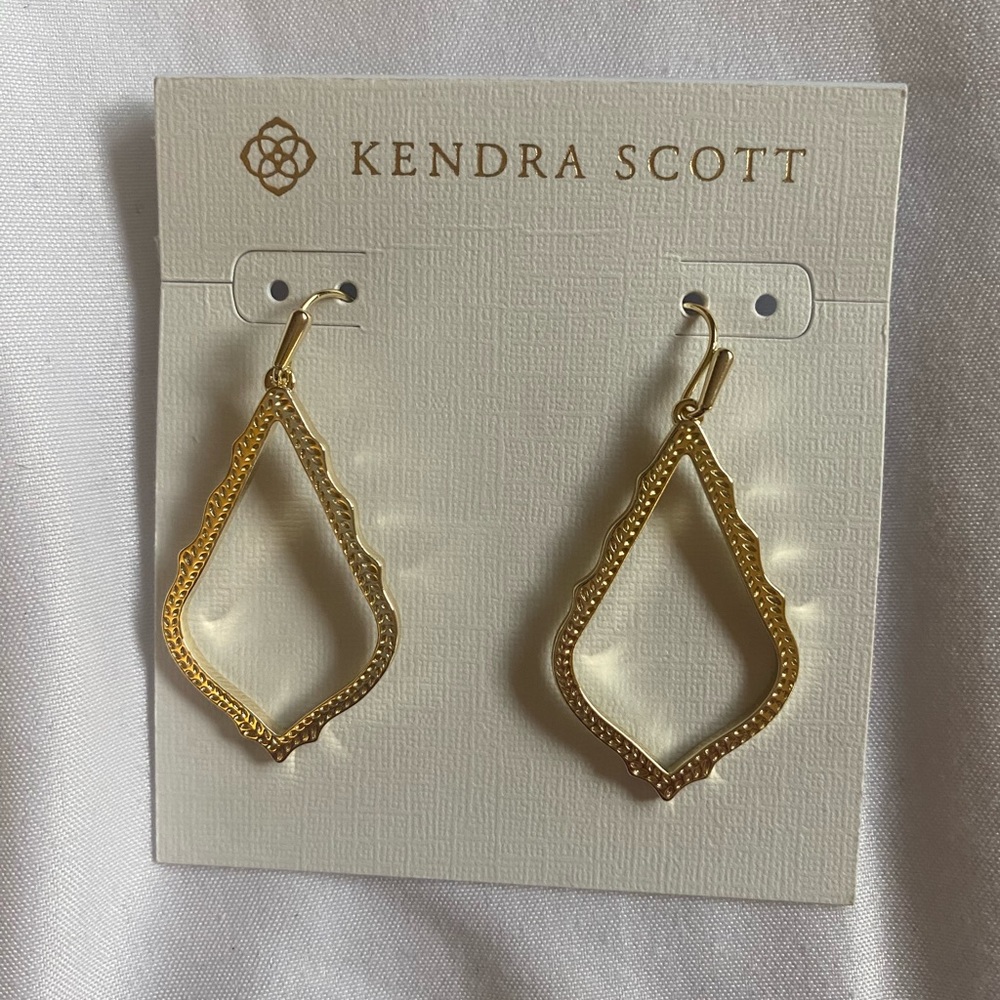 Kendra Scott Gold Dangly Earrings